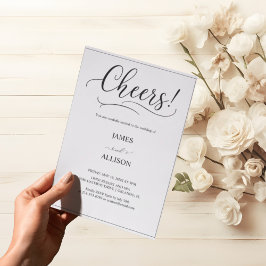 Proost op Voor altijd Elegant Minimalistisch Eenvo Kaart