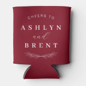 Proost op Wine Red Wedding Koelbox/Coozie Blikjeskoeler (Voorkant)