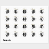 Proost - Persoonlijke Verjaardag Ronde Sticker (Vel)