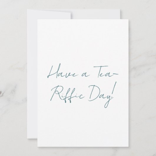 Proost plat kaart (Achterkant)