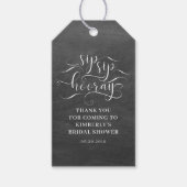 Proost Proost Hoera Bruiloft Feest Cadeaulabel (Voorkant)