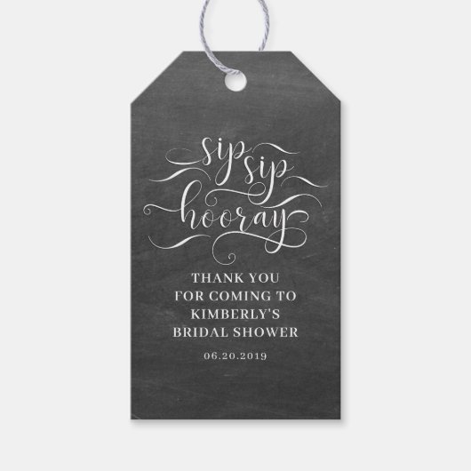 Proost Proost Hoera Bruiloft Feest Cadeaulabel (Voorkant)