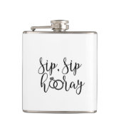 Proost Proost Hoera Meisjesuitje Heupfles (Voorkant)