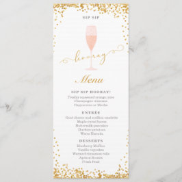 Proost Proost Hoeraa Brunch Betrokkenheid | Bruilo Menu