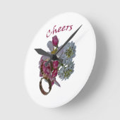 Proost. Romantische wandklokken. Ronde Klok (Hoek)
