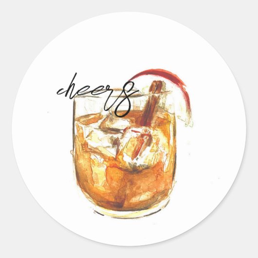 Proost Ronde Sticker (Voorkant)