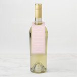 Proost roze moderne destination wedding flessenhanger<br><div class="desc">Proost! Vier je Grote Dags Ontsnapping met deze fles ophanglabel. Met een coördinerende "proost" op de voorzijde op een koraal roze-achtige achtergrond,  heeft deze label een plek op de achterkant voor een persoonlijk bericht aan je gasten.</div>