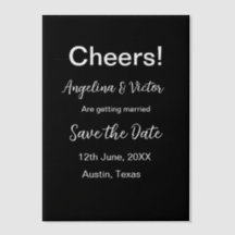 Proost save de datum eenvoudige minimale moderne e