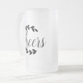 Proost Script & Black Laurels Matglas Bierpul (Voorkant links)