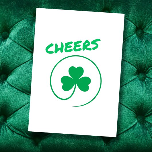 Proost Shamrock Clover Elegante Allround Deken Kaart