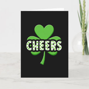 Proost Shamrock Wenskaart Kaart