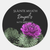 Proost Slàinte mhath Verjaardagssticker Ronde Sticker (Voorkant)