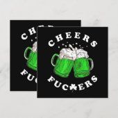 Proost St Patricks Dag Bier Drinken Grappig (Voorkant / Achterkant)
