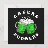 Proost St Patricks Dag Bier Drinken Grappig (Achterkant)