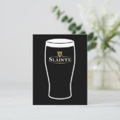 Proost St. Patrick's Day Bier Kaart (Staand voorkant)