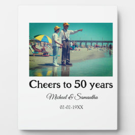 proost ter ere van 50-jarig jubileum voeg naam fot fotoplaat