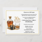 Proost ter ere van de 30e verjaardagsfeestviering  kaart (Voorkant)