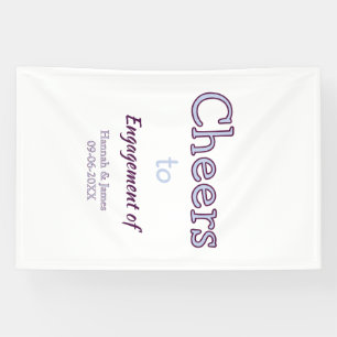 proost ter gelegenheid van de verloving van naam p spandoek