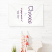 proost ter gelegenheid van de verloving van naam p spandoek (Insitu)