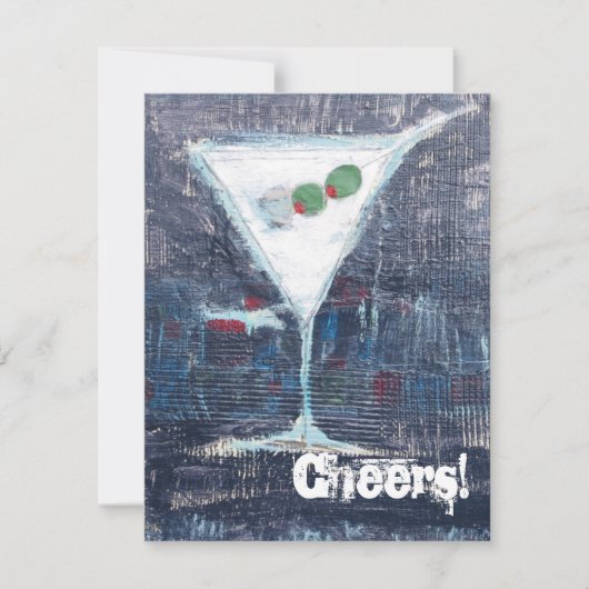 Proost Toast Feest Uitnodiging (Voorkant)