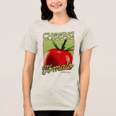 Proost Tomaat Retro Pop Art Tri-Blend Shirt (Voorkant)