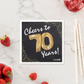 Proost tot de 70 jaar! 70e verjaardag servet (Insitu)