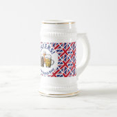 Proost UNIE JACK Custom Cartoon Groot Brits Bierpul (Voorkant rechts)