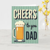 Proost Vaderdag Mok Kaart (Gele Bloem)