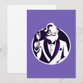 Proost van de Kerstman T-Shirt - Klasse Kerstgroet Feestdagenkaart (Voorkant / Achterkant)