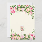 Proost Verjaardag Bedankt kaart - Floral (Achterkant)