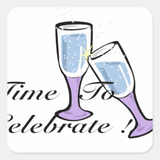 Proost! Vierkante Sticker