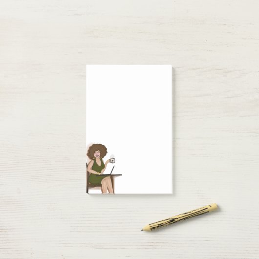 Proost voor u, Zis Blocnote Post-it® Notes (Op bureau)