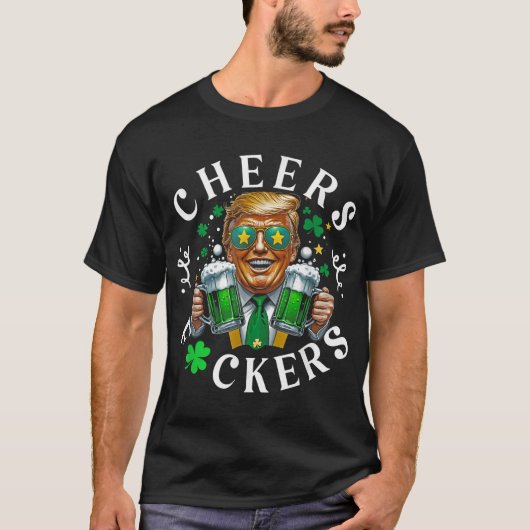 Proost Voorlopers St. Patrick's Dag Grappig Drinke T-shirt (Voorkant)