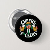 Proost Voorlopers St. Patrick's Day Grappig Bier D Ronde Button 5,7 Cm (Voorkant /achterkant)
