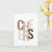 Proost! Wenskaart Kaart (Gele Bloem)