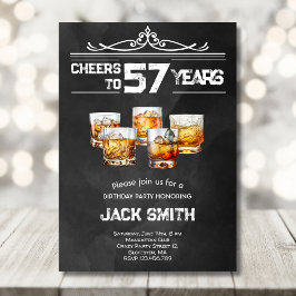 Proost Whiskey volwassenen uitnodiging voor verjaa