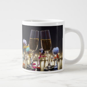 Proostende Fubby's die wat te vieren hebben. Grote Koffiekop