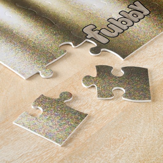 Proostende Fubby's die wat te vieren hebben. Legpuzzel (Zijkant)