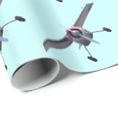 Prop Plane Cadeaupapier (Rol Hoek)