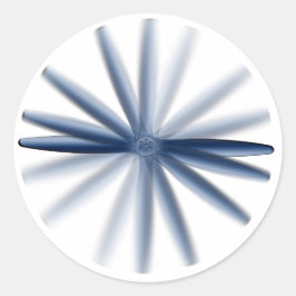 "Prop Spin"-Sticker Ronde Sticker