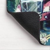 Propaan Levering Truck Transport Art Mousepad Muismat (Hoek)