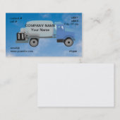 propaanwagen aan de blauwe hemel visitekaartje (Voorkant / Achterkant)