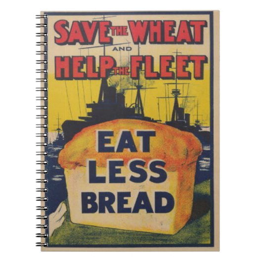 propaganda-kunstwerk van de Wereldoorlog Notitieboek (Voorkant)