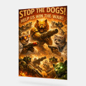 Propaganda na de oorlog propaganda poster (Hoek)