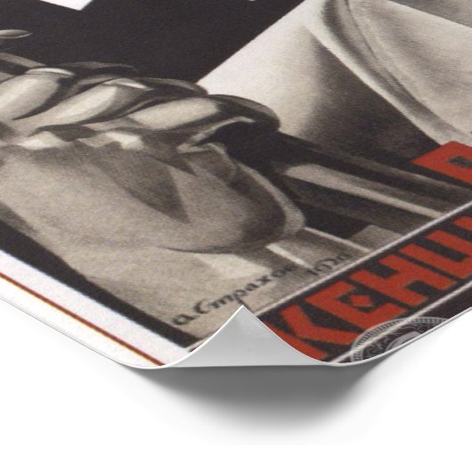 Propaganda over gendergelijkheid in de Sovjet-Unie Poster (Hoek)