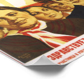 Propaganda over gendergelijkheid in de Sovjet-Unie Poster (Hoek)