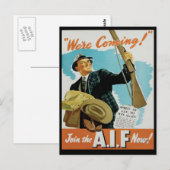 Propaganda Poster Briefkaart (Voorkant / Achterkant)