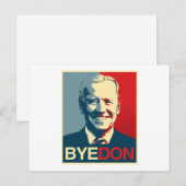 Propaganda-Poster - BYE DON Briefkaart (Voorkant / Achterkant)