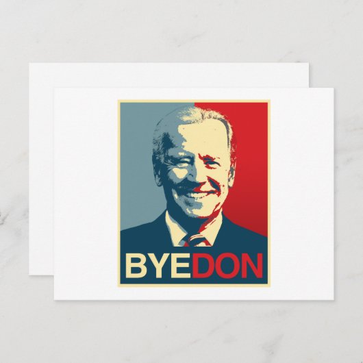 Propaganda-Poster - BYE DON Briefkaart (Voorkant / Achterkant)