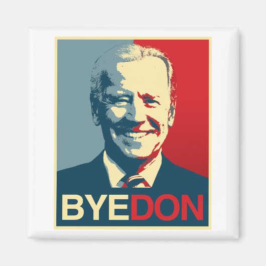 Propaganda-Poster - BYE DON Magneet (Voorkant)